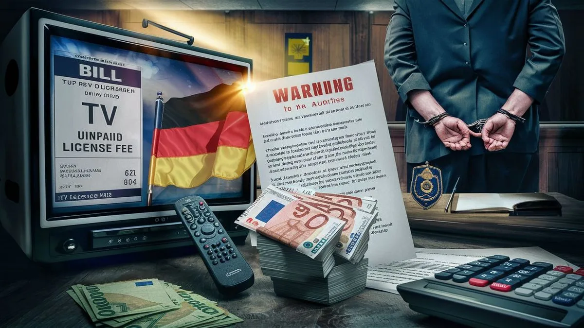 Kara za niepłacenie abonamentu RTV w Niemczech