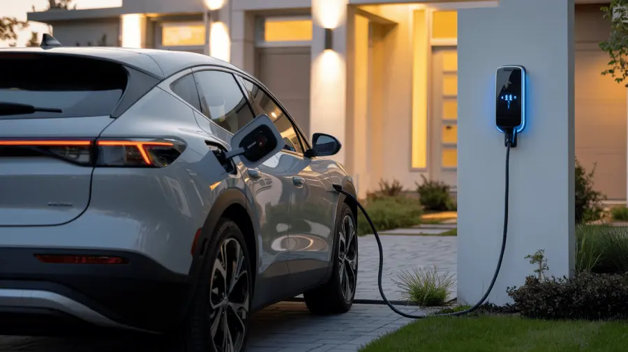 Koszty ładowania elektryka w domu a korzyści podatkowe – co warto wiedzieć? 2 ładowanie auta elektrycznego